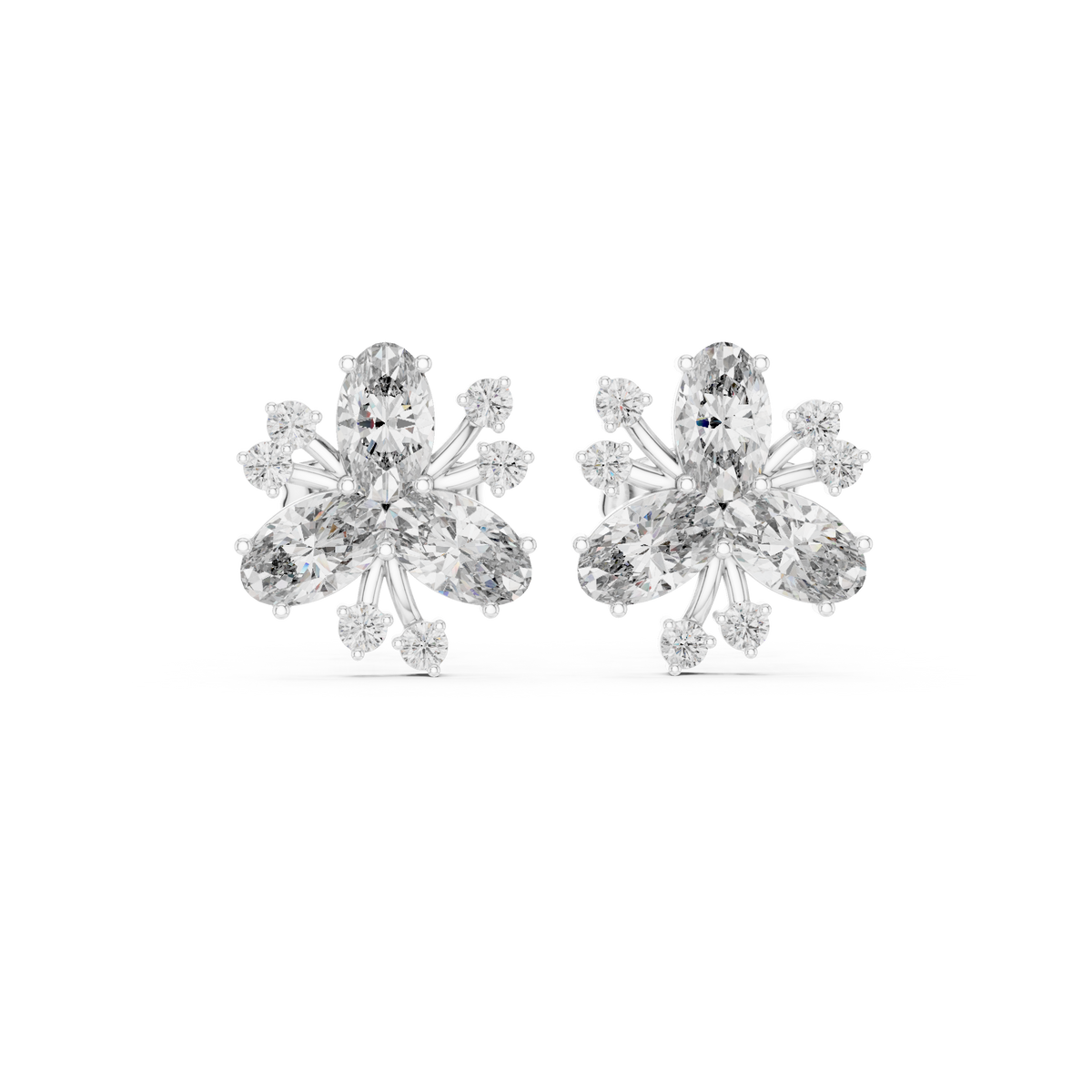 Earring AGDER-295 - White Gold - Image