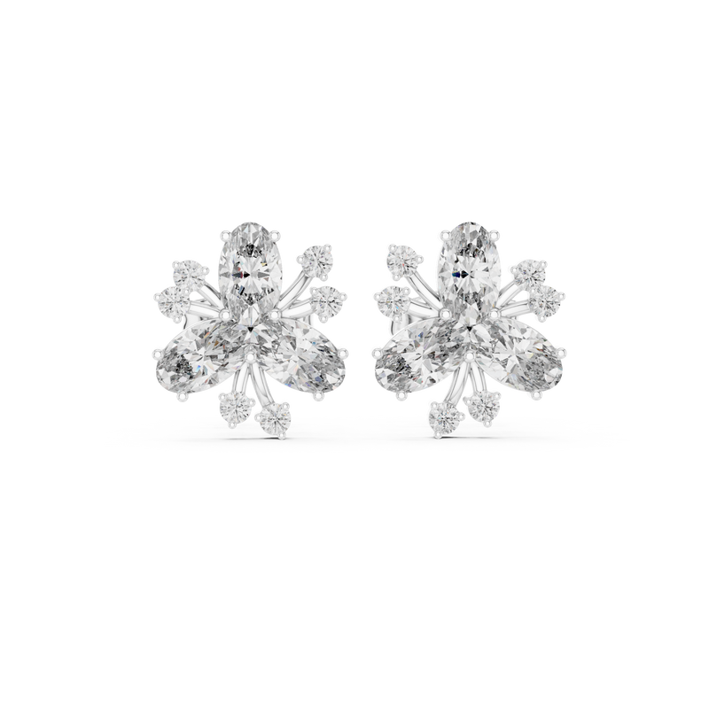 Earring AGDER-295 - White Gold - Image