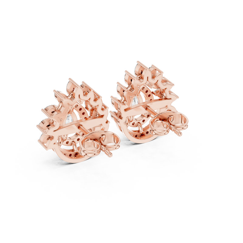 Earring AGDER-298@7 - Rose Gold - Image