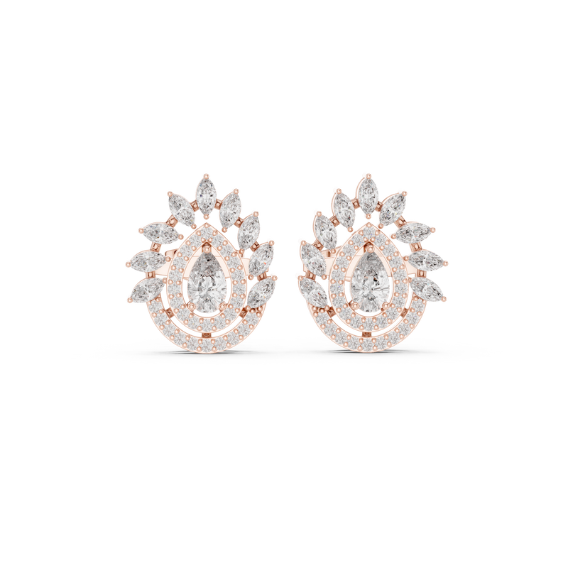 Earring AGDER-298@7 - Rose Gold - Image