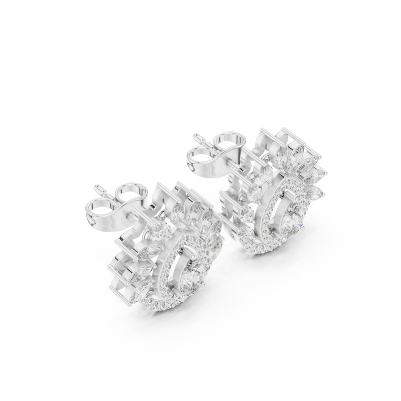 Earring AGDER-298@7 - White Gold - Image