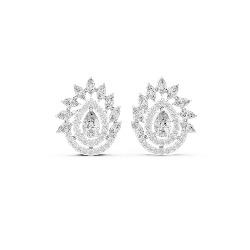 Earring AGDER-298@7 - White Gold - Image
