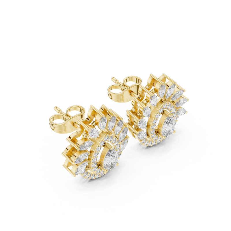 Earring AGDER-298@7 - Yellow Gold - Image