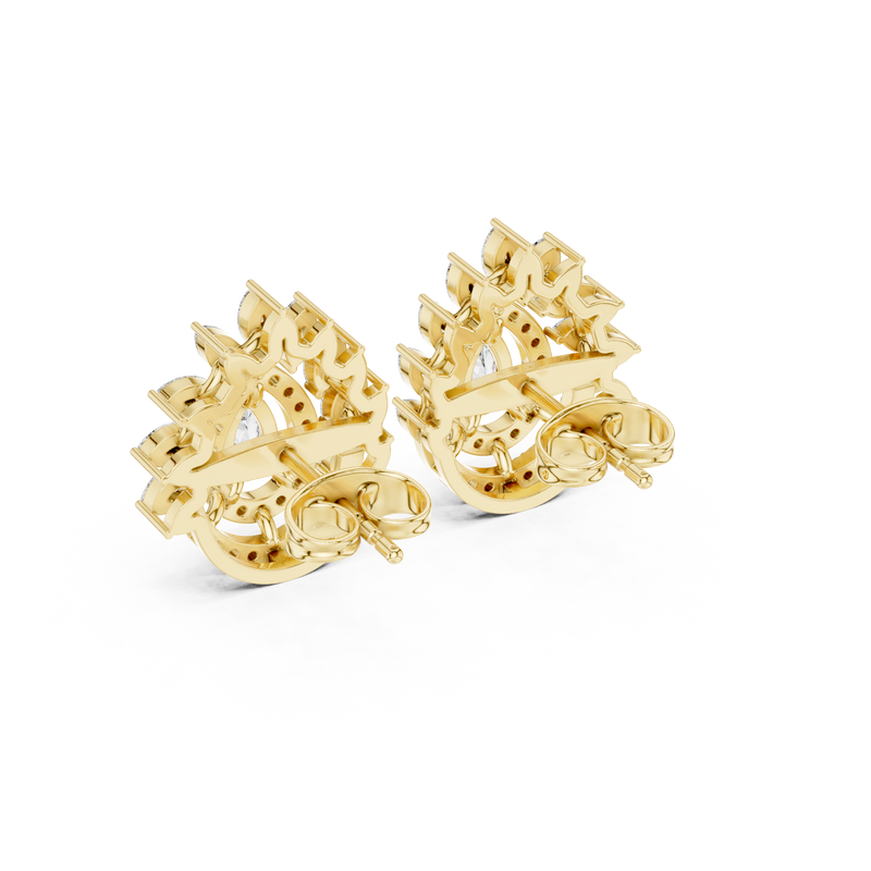 Earring AGDER-298@7 - Yellow Gold - Image