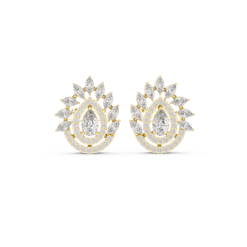 Earring AGDER-298@7 - Yellow Gold - Image