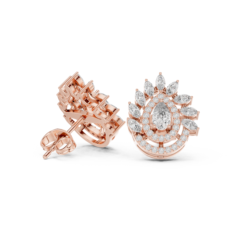 Earring AGDER-298@7 - Rose Gold - Image