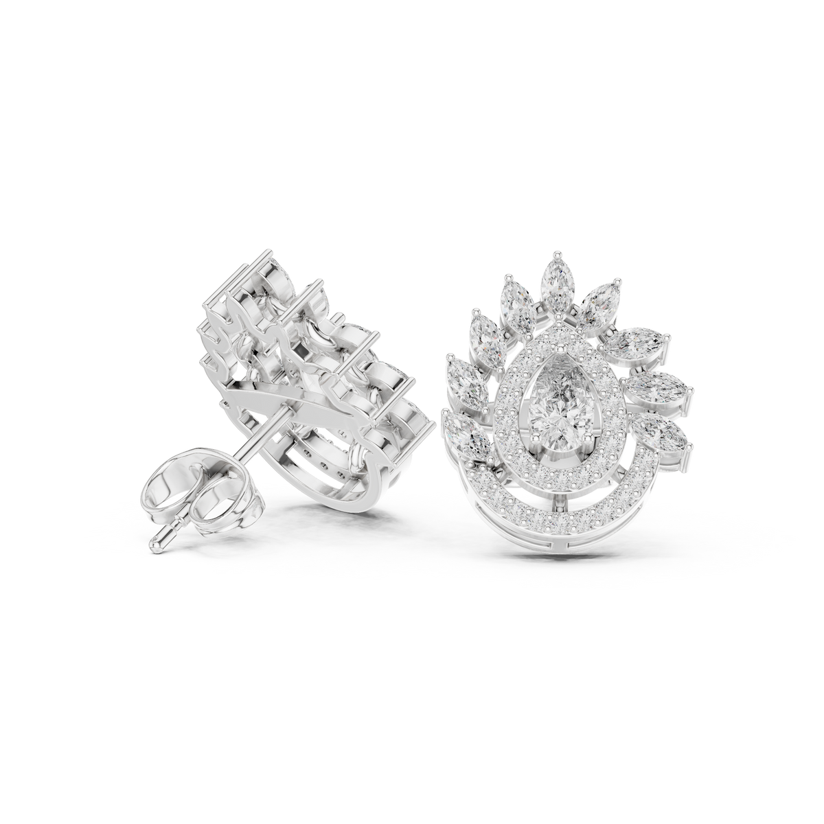 Earring AGDER-298@7 - White Gold - Image