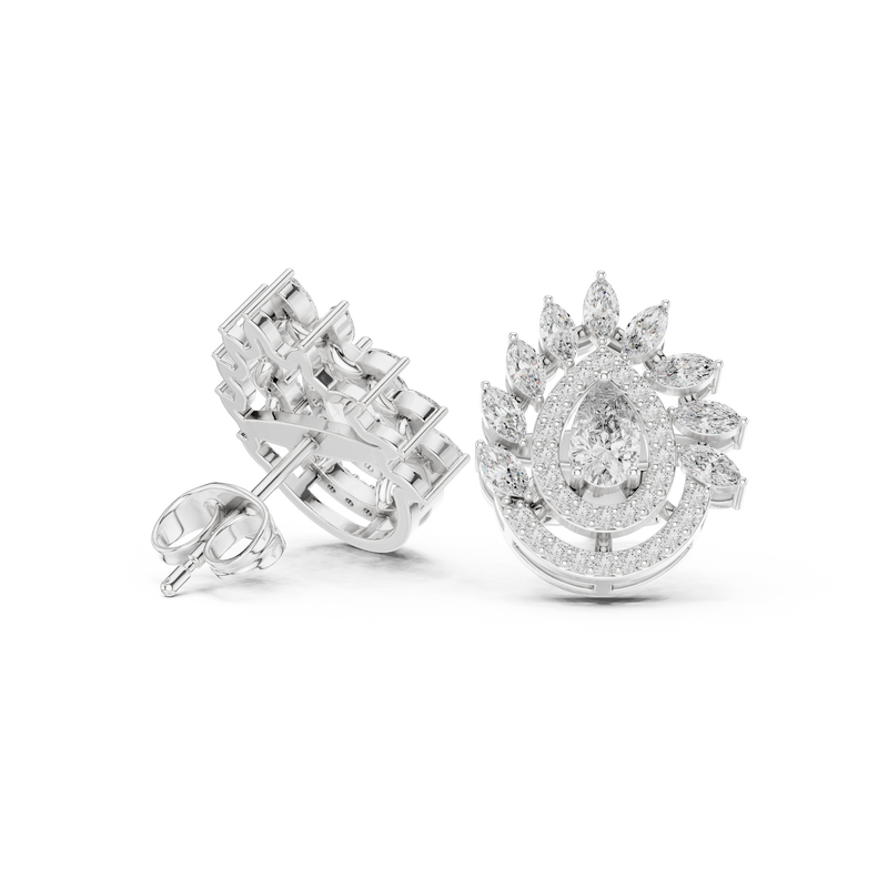 Earring AGDER-298@7 - White Gold - Image