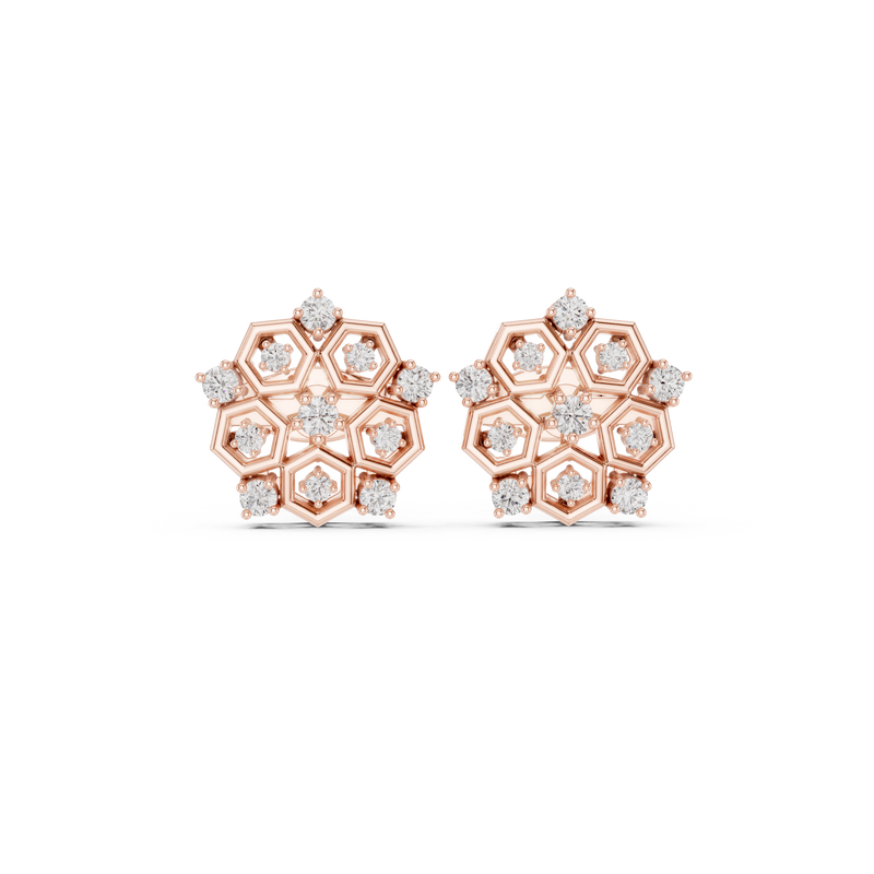 Earring AGDER-299-RPT@7 - Rose Gold - Image