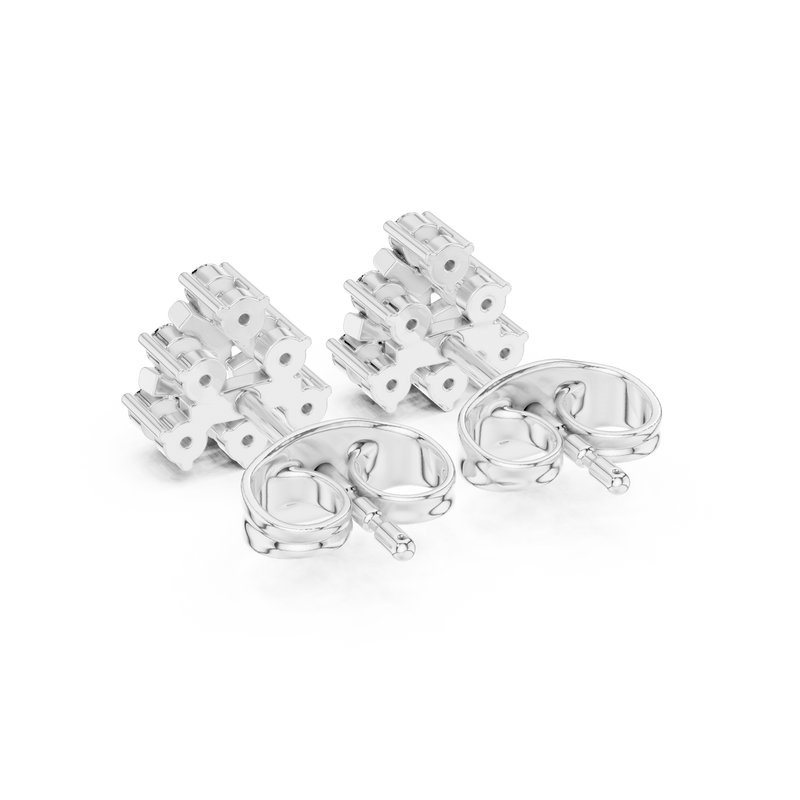 Earring AGDER-300@7 - White Gold - Image