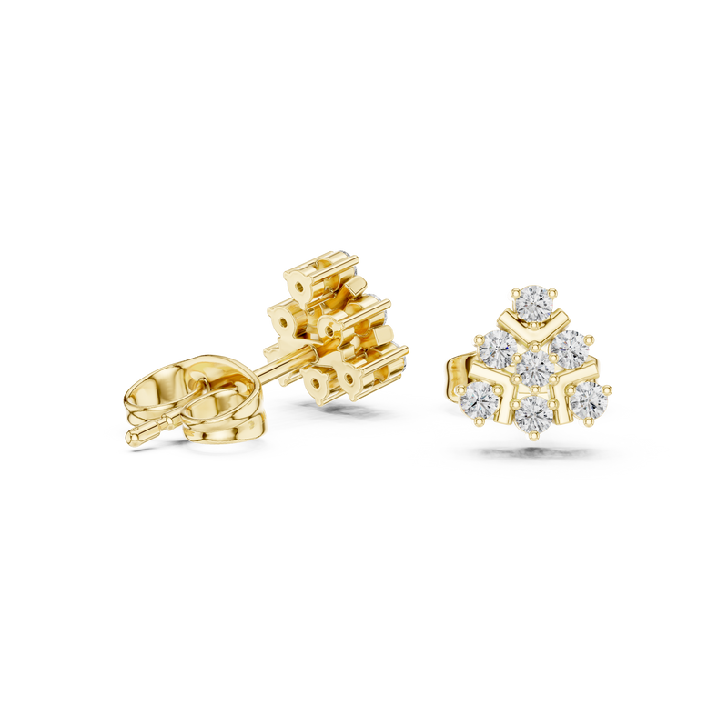 Earring AGDER-300@7 - Yellow Gold - Image
