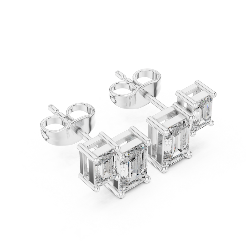 Earring AGDER-303@7 - White Gold - Image