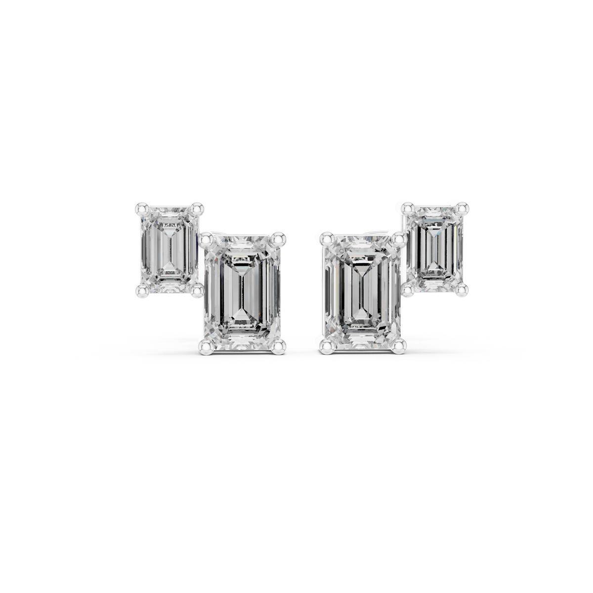 Earring AGDER-303@7 - White Gold - Image