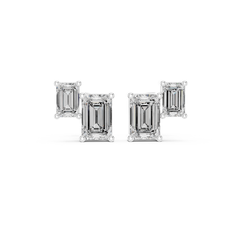 Earring AGDER-303@7 - White Gold - Image