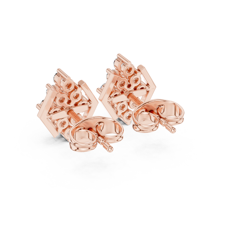 Earring AGDER-304@7 - Rose Gold - Image