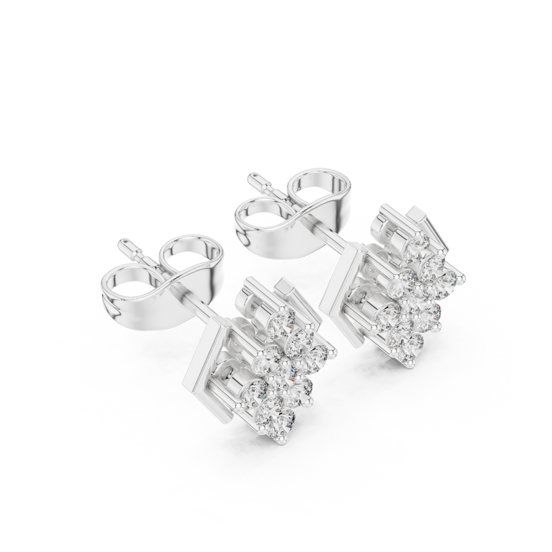 Earring AGDER-304@7 - White Gold - Image