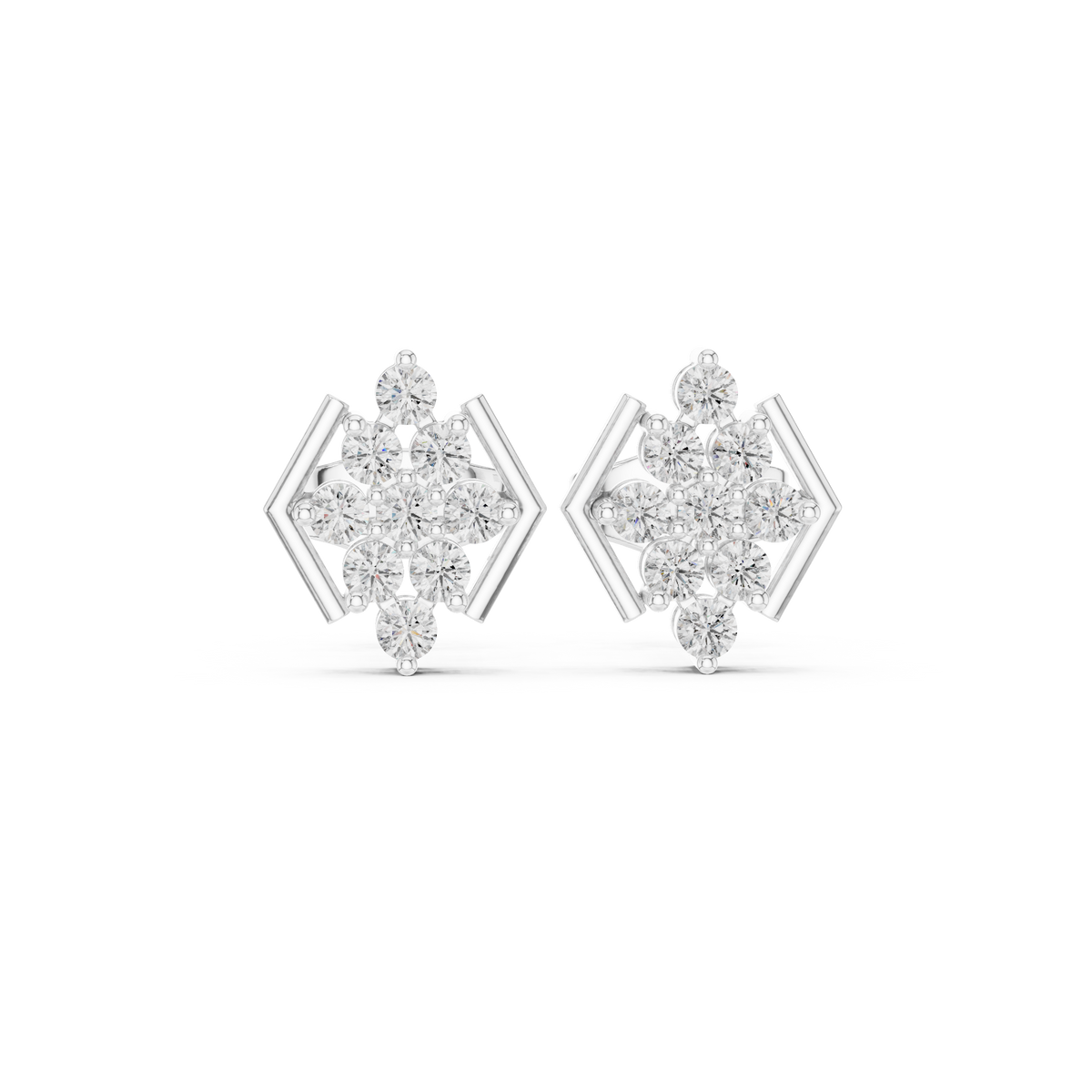 Earring AGDER-304@7 - White Gold - Image