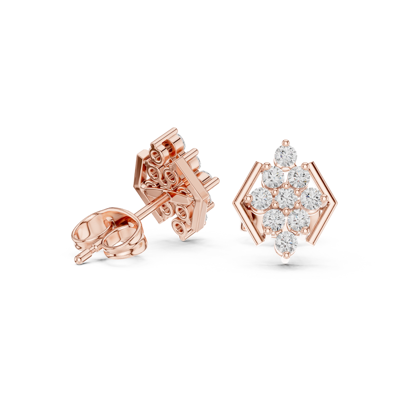 Earring AGDER-304@7 - Rose Gold - Image