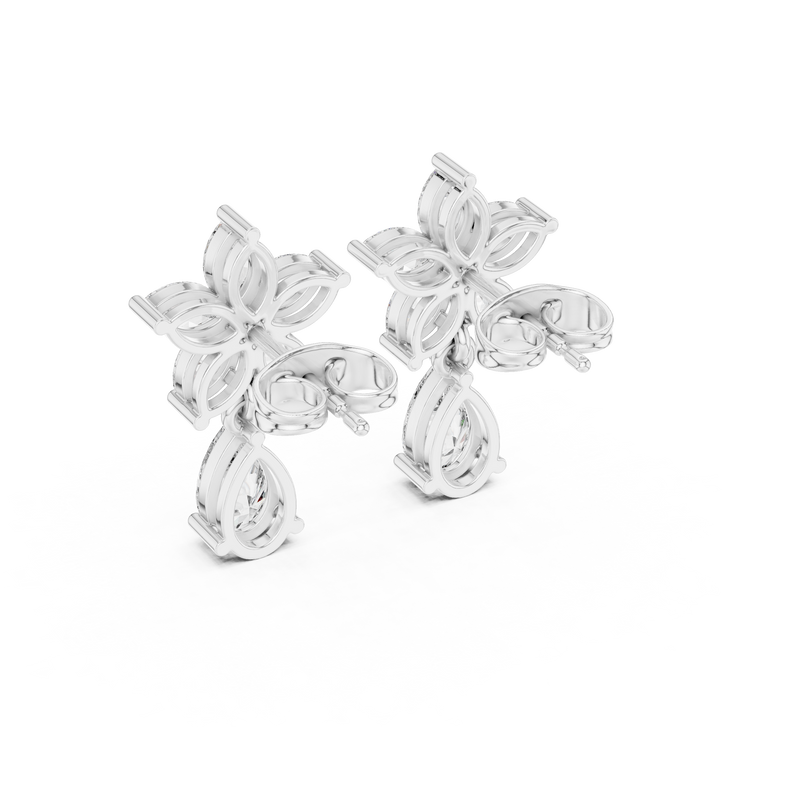 Earring AGDER-305@7 - White Gold - Image