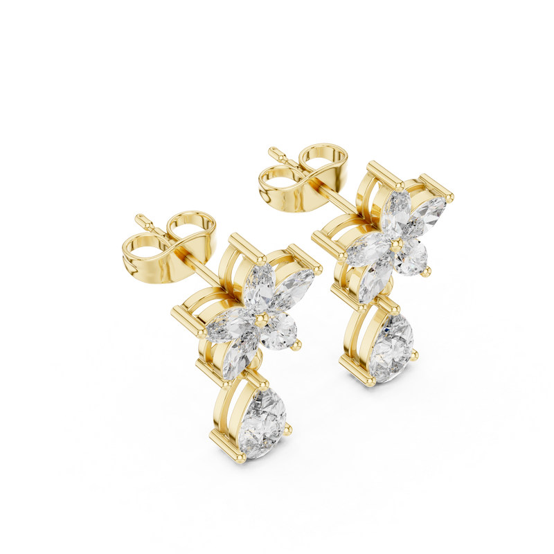 Earring AGDER-305@7 - Yellow Gold - Image