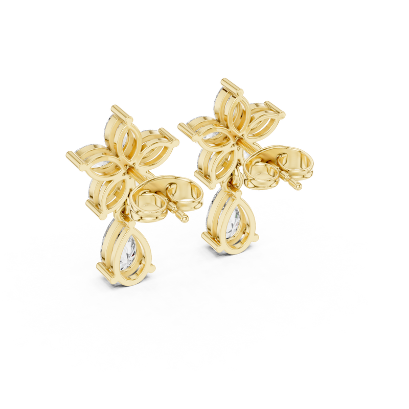 Earring AGDER-305@7 - Yellow Gold - Image