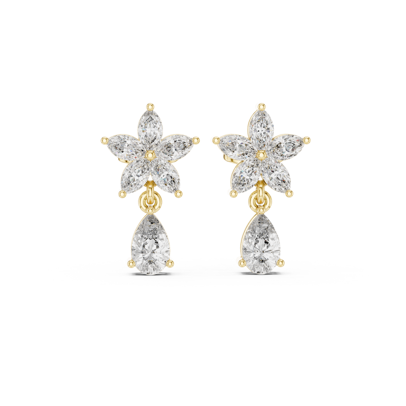 Earring AGDER-305@7 - Yellow Gold - Image