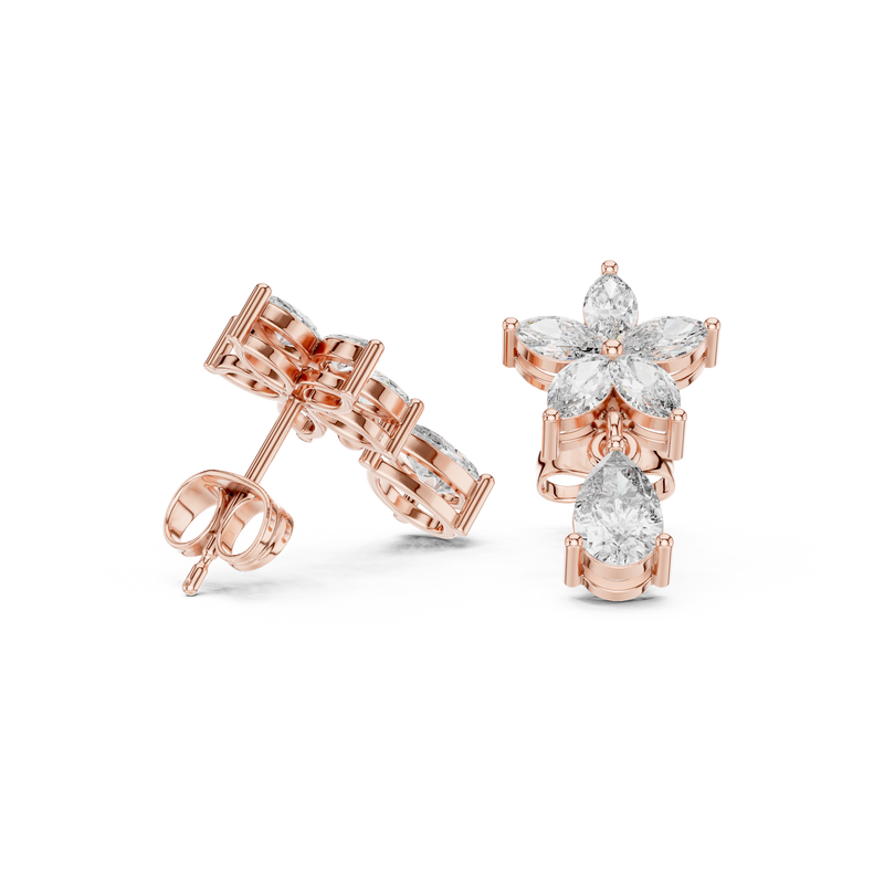 Earring AGDER-305@7 - Rose Gold - Image
