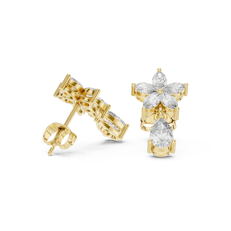 Earring AGDER-305@7 - Yellow Gold - Image