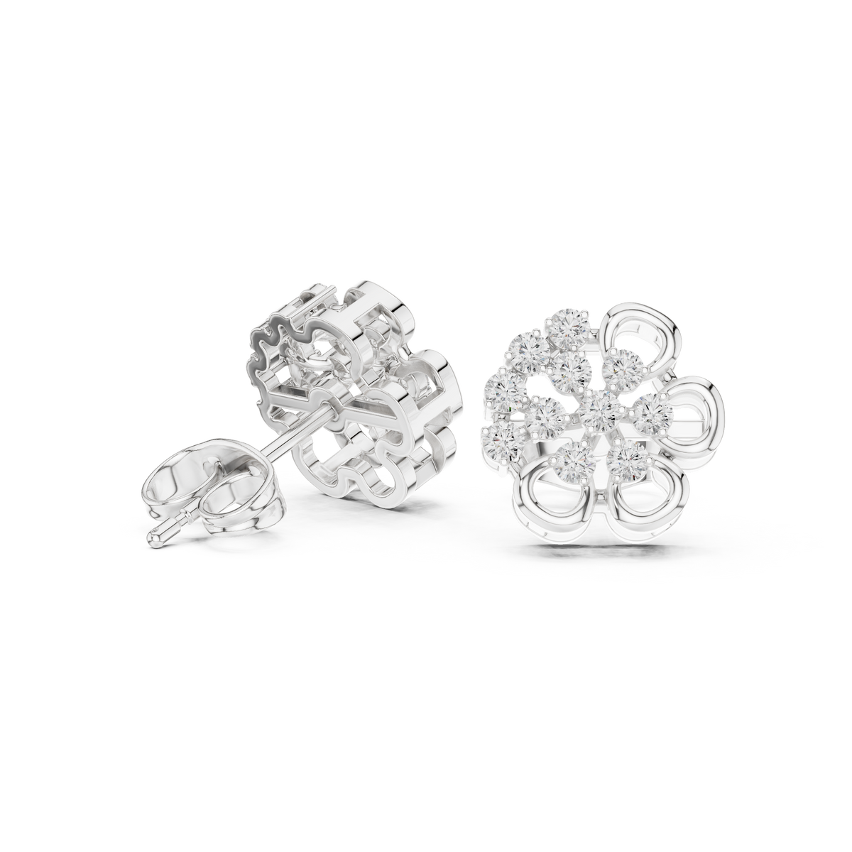 Earring AGDER-307@7 - White Gold - Image