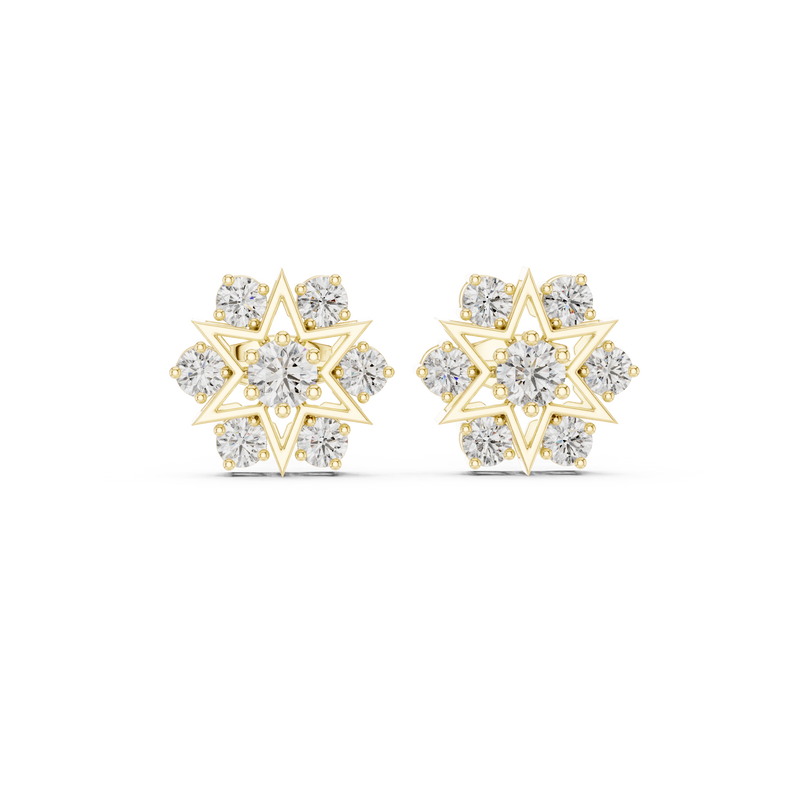 Earring AGDER-308@7 - Yellow Gold - Image