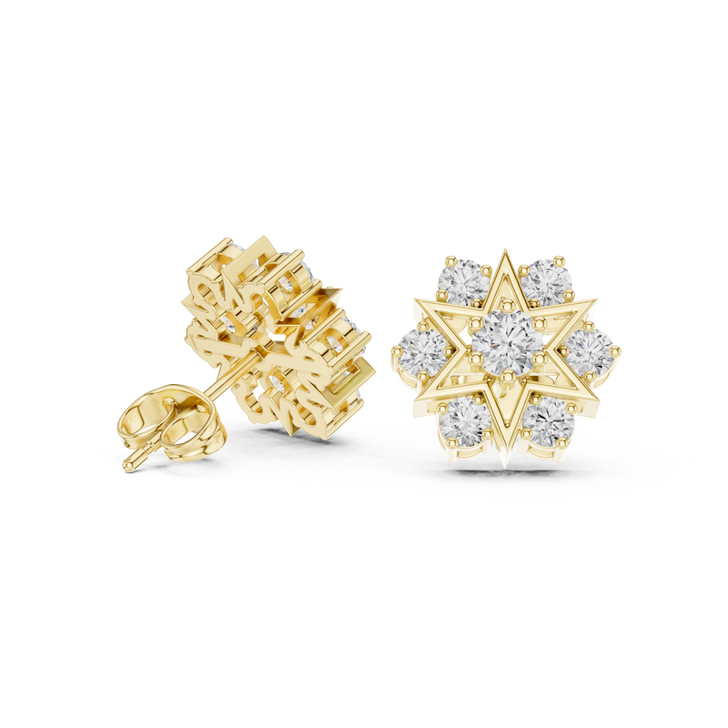 Earring AGDER-308@7 - Yellow Gold - Image