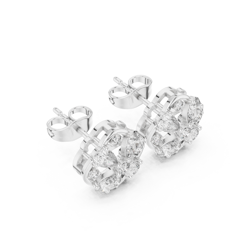 Earring AGDER-309@7 - White Gold - Image
