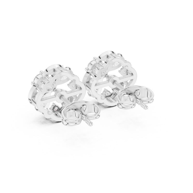 Earring AGDER-309@7 - White Gold - Image