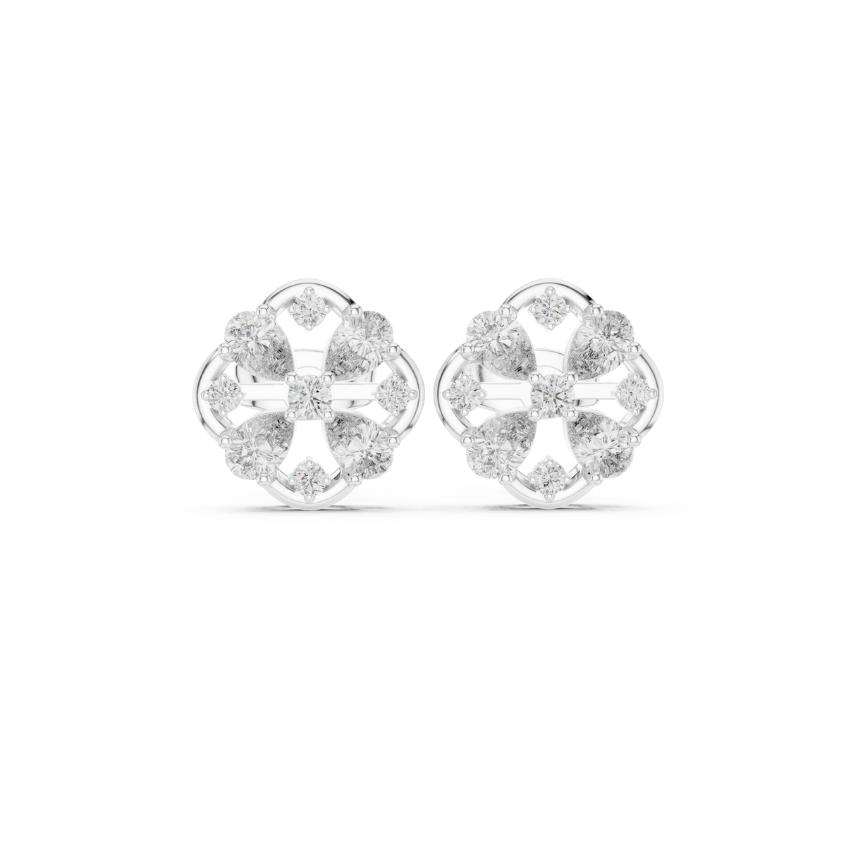 Earring AGDER-309@7 - White Gold - Image