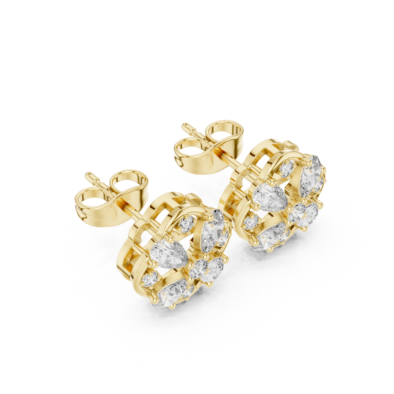 Earring AGDER-309@7 - Yellow Gold - Image