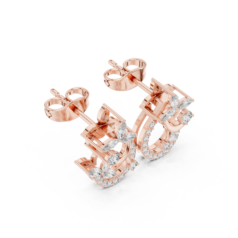 Earring AGDER-310@7 - Rose Gold - Image