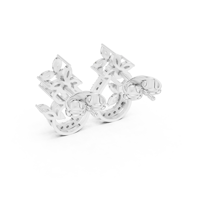 Earring AGDER-310@7 - White Gold - Image