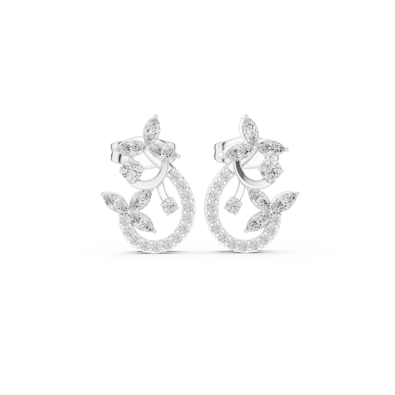 Earring AGDER-310@7 - White Gold - Image