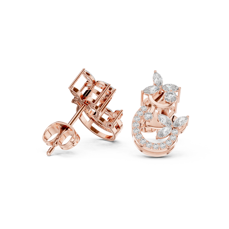 Earring AGDER-310@7 - Rose Gold - Image