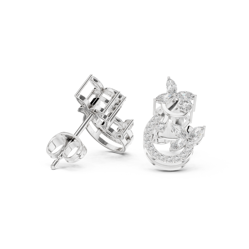 Earring AGDER-310@7 - White Gold - Image