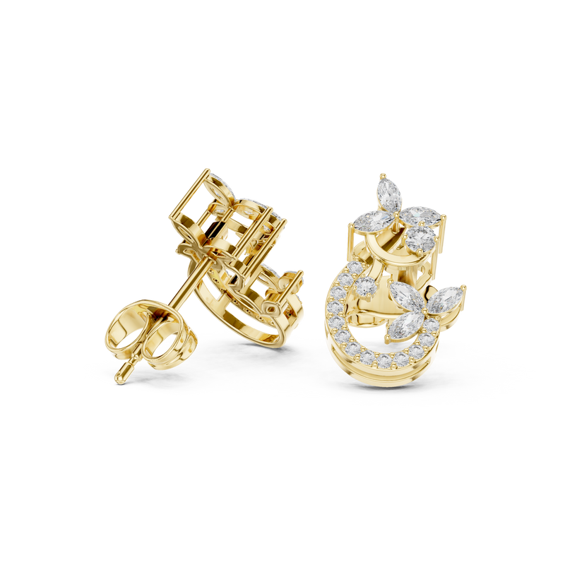 Earring AGDER-310@7 - Yellow Gold - Image