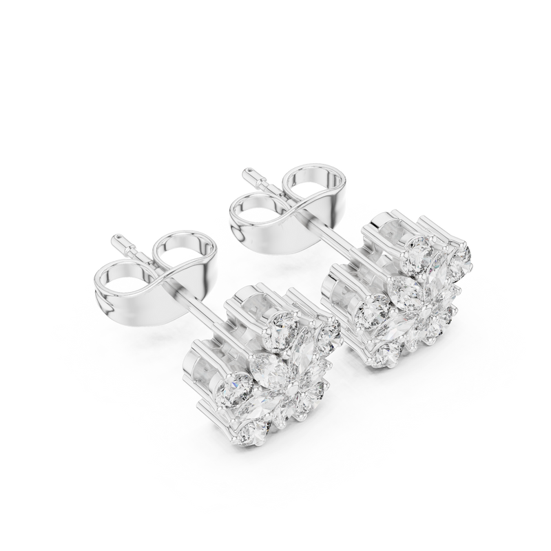 Earring AGDER-311@7 - White Gold - Image