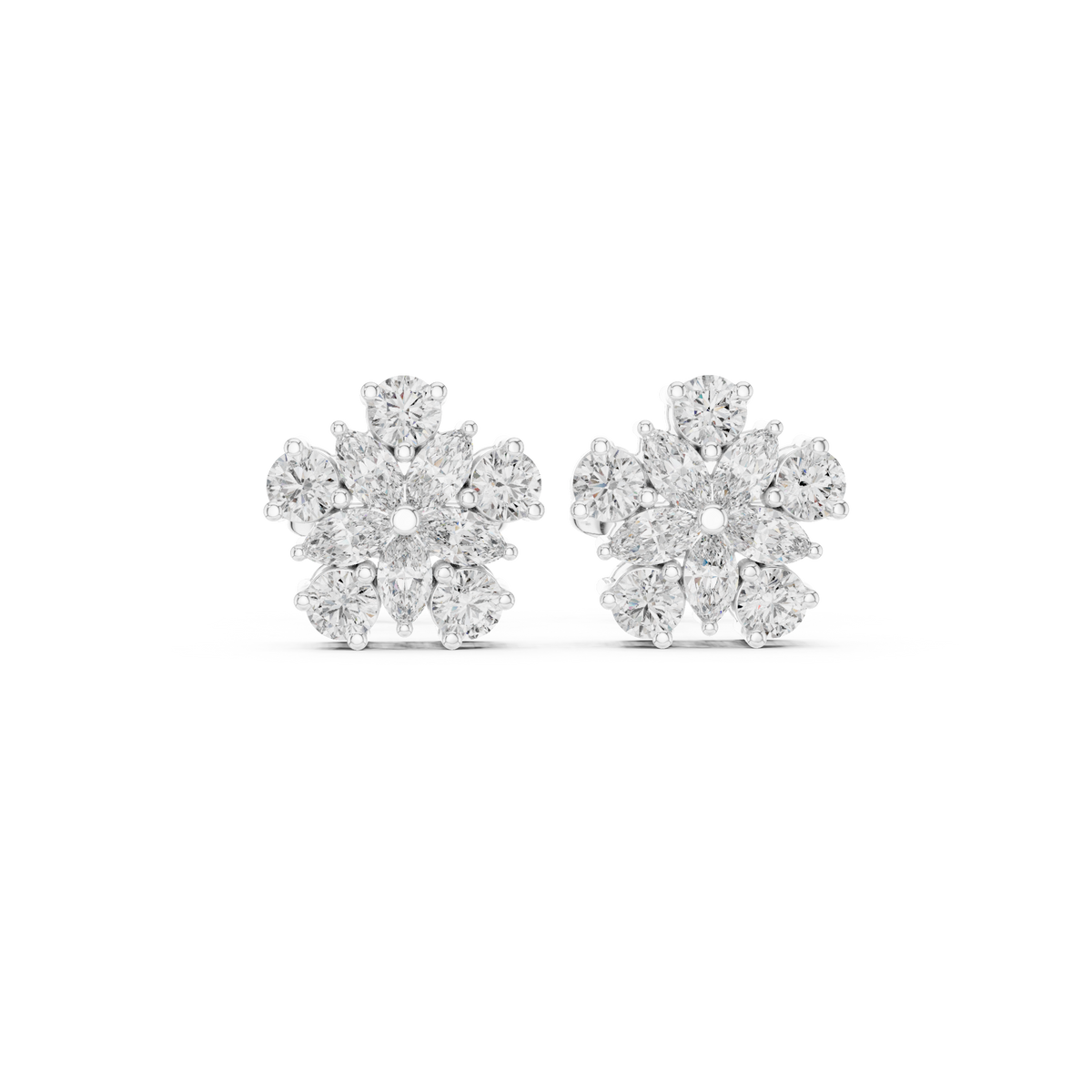Earring AGDER-311@7 - White Gold - Image