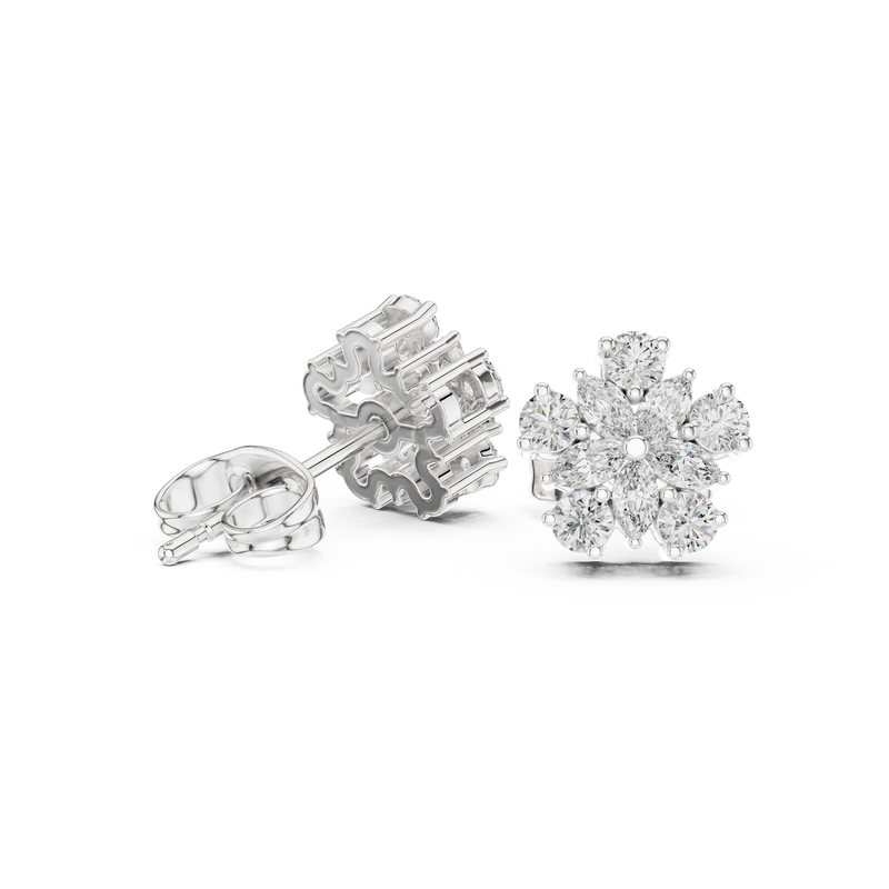 Earring AGDER-311@7 - White Gold - Image
