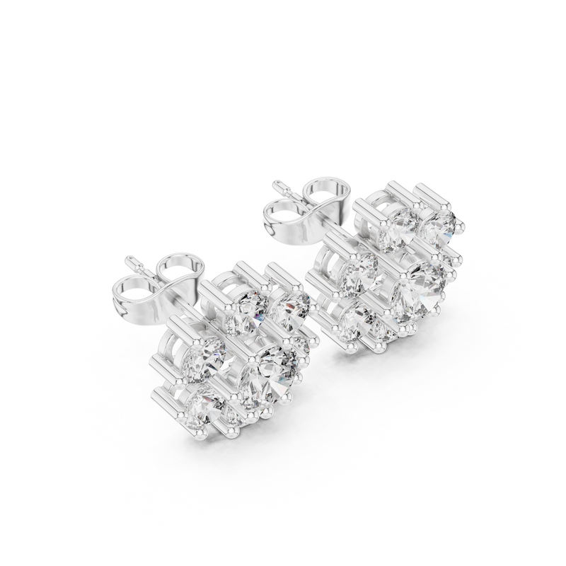 Earring AGDER-341@7 - White Gold - Image