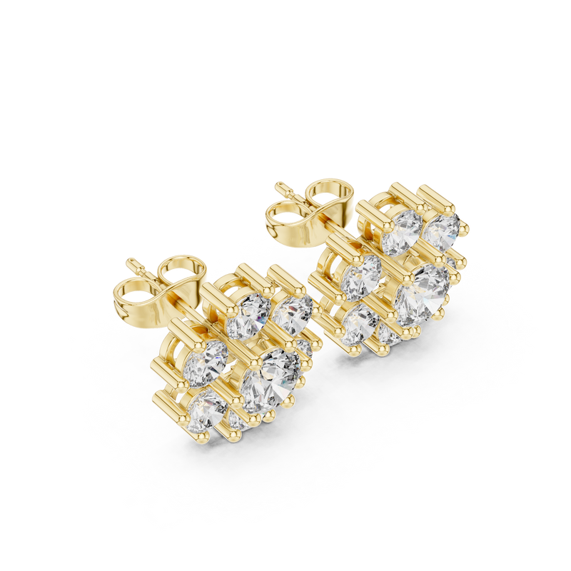 Earring AGDER-341@7 - Yellow Gold - Image