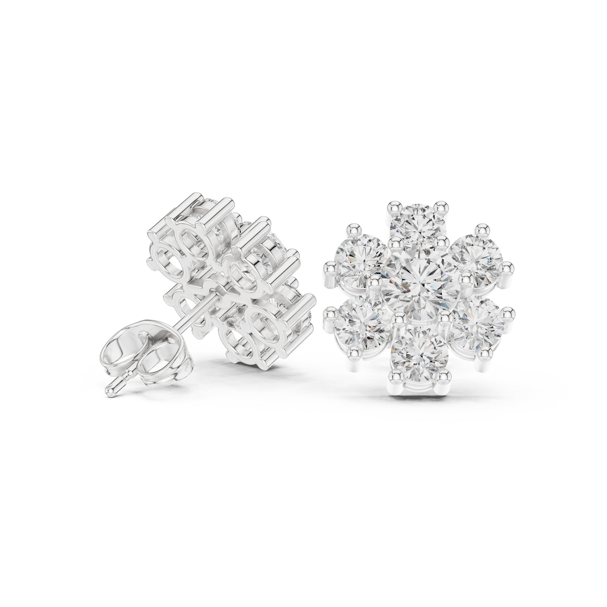 Earring AGDER-341@7 - White Gold - Image