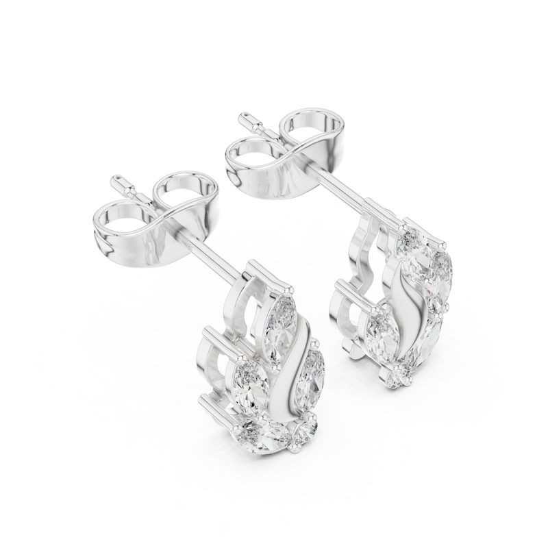 Earring AGDER-343@7 - White Gold - Image