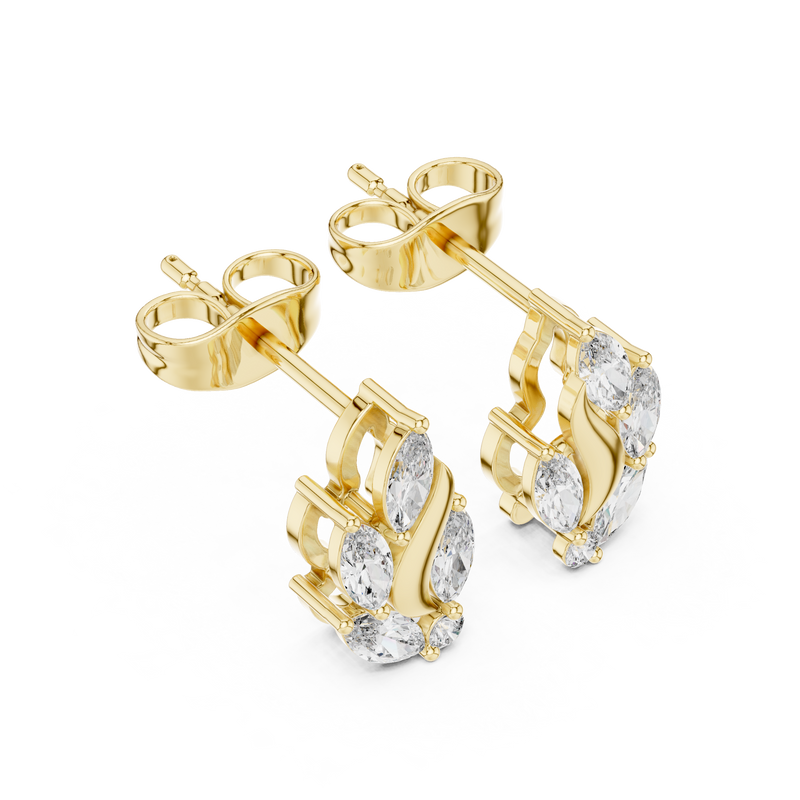 Earring AGDER-343@7 - Yellow Gold - Image