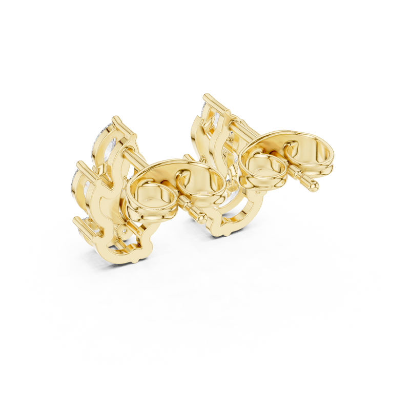 Earring AGDER-343@7 - Yellow Gold - Image